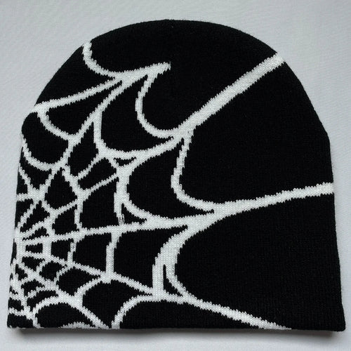 Four Seasons Men's And Women's Universal Knit Hat Spider Web