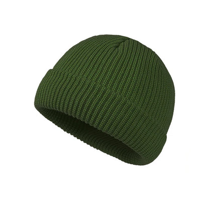 Knitted Hat for Men & Women Caps Wool Fashion Simple Warm Skullies