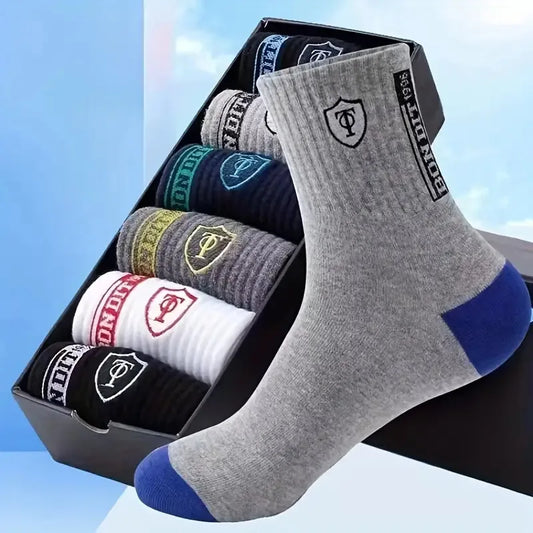 5/10 Pairs Breathable Men Casual Socks