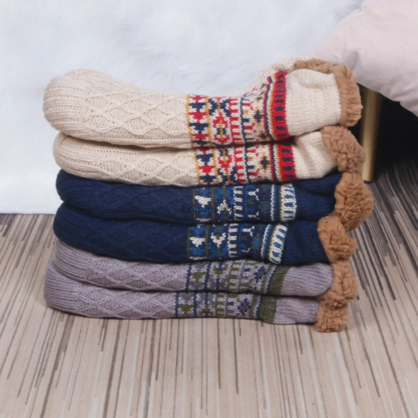 Fall and Winter Floor Socks Home Warm Women Men Socks Snow Socks