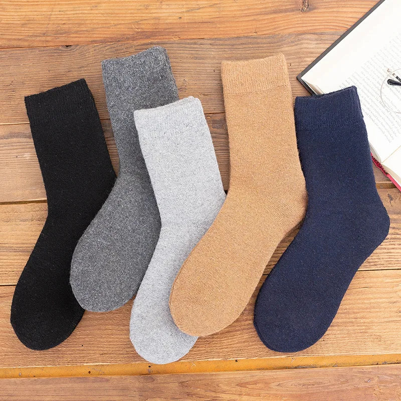 Winter Super Thick Warm Socks Wool Men Women Socks