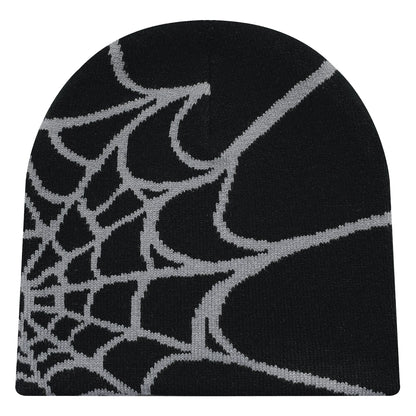 Four Seasons Men's And Women's Universal Knit Hat Spider Web