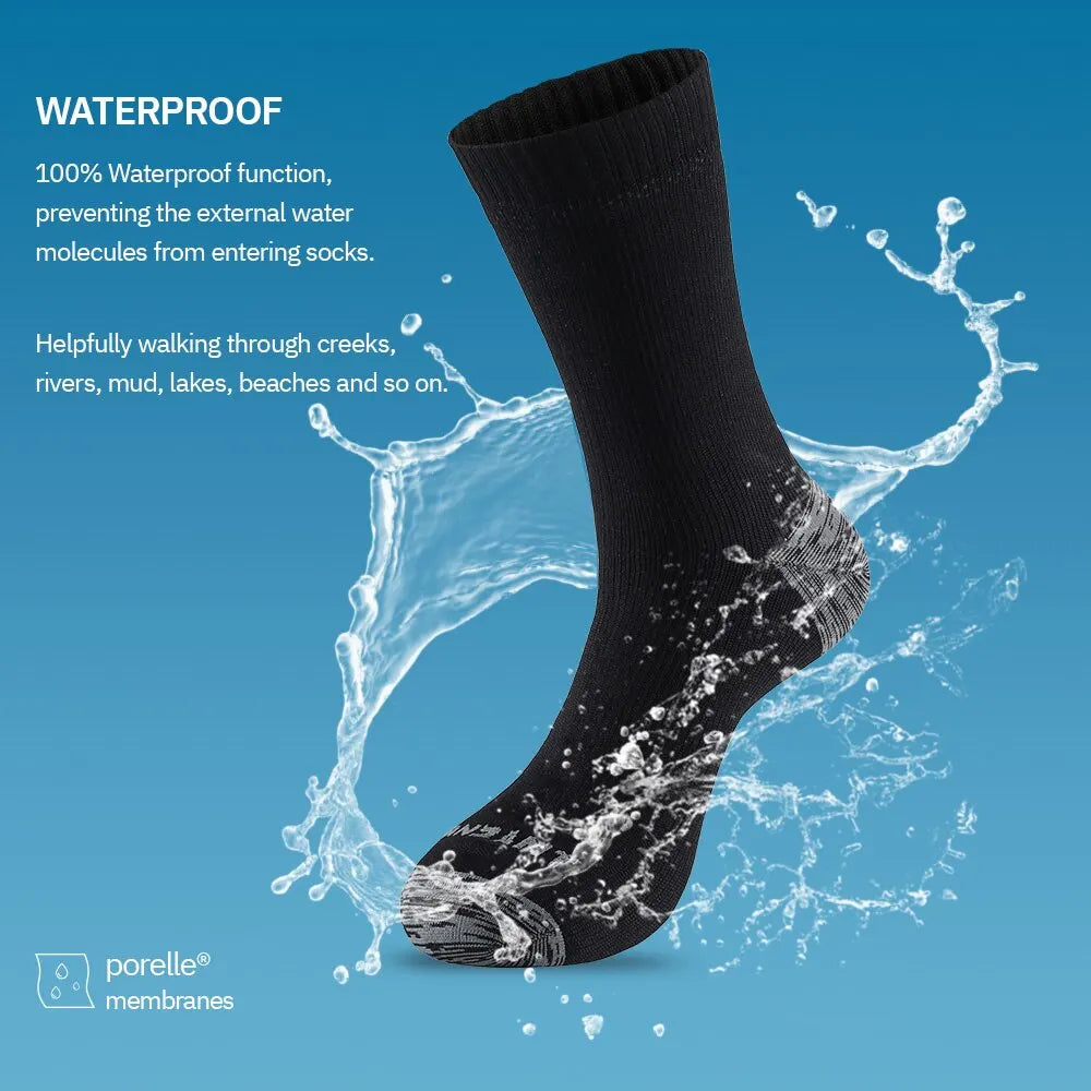 Waterproof Socks for Men Warm Snow Thermal Sports Sock PORELLE