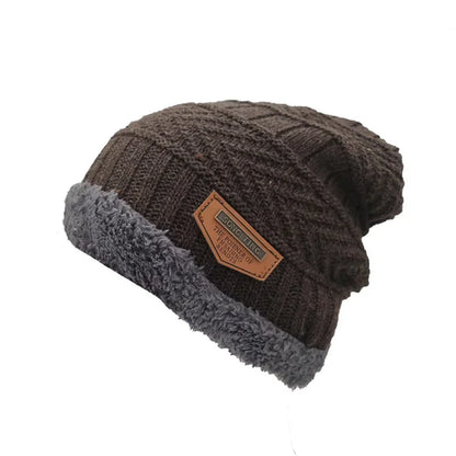 Autumn And Winter Velvet Thick Knitted Hat