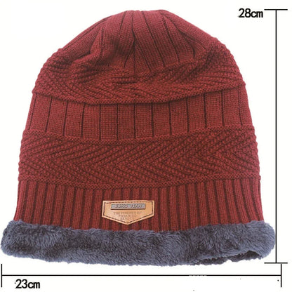 Autumn And Winter Velvet Thick Knitted Hat