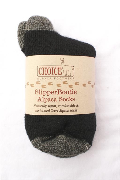 SlipperBootie Alpaca Sock - HatnGloves.com