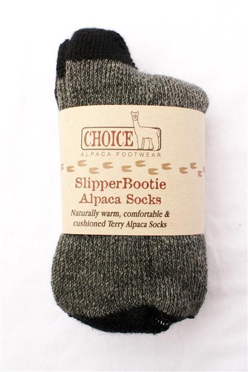 SlipperBootie Alpaca Sock - HatnGloves.com