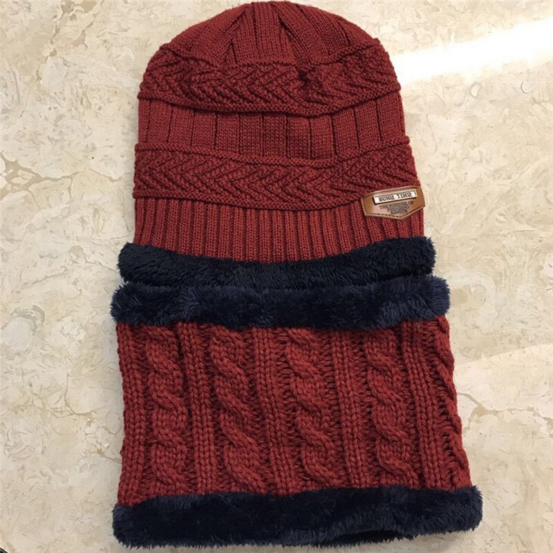 Winter Warm Kids Beanie Hat Scarf Sets Fleece