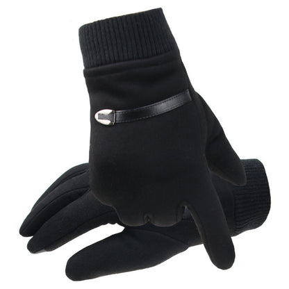 Winter Men's Gloves Suede